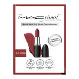 M.A.C M·a·cximal Silky Matte Lipstick Nemlendirme Etkili Yoğun Renk Sağlayan Ruj - Go Retro