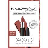 M.A.C M·A·CXIMAL Silky Matte Lipstick Nemlendirme Etkili Yoğun Renk Sağlayan Ruj - Velvet Teddy