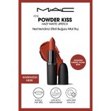 M.A.C Powder Kiss Hazy Matte Lipstick Nemlendirici Etkili Buğulu Mat Ruj - Marrakesh-Mere