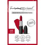 M.A.C Ruby Woo Silky Matte Lipstick 1 Parça Doğal Kokuya Sahip Nemlendirici Ruj