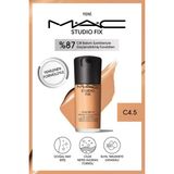 M.A.C Yenilenen Formüllü Studıo Fıx Fluıd Spf 15 Mat Fondöten-C4.5 30 Ml..