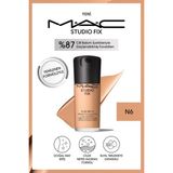M.A.C Yenilenen Formüllü Studıo Fıx Fluıd Spf 15 Mat Fondöten-N 6 30 Ml..