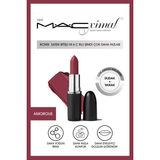 M.A.C Yoğun Renk Ver Dolgun Görünüm Veren Saten Bitişli Dudak ve Yanak Için Ruj-Amorous 3.5gm KEYO468