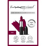 M.A.C Yoğun Renk Ver Dolgun Görünüm Veren Saten Bitişli Dudak ve Yanak Için Ruj-Rebel 3.5gm KEYO458