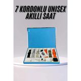 M Akıllı Saat Unisex Akıllı Saat Çoklu Kordon Seçeneği Çelik Kordon Plastik Kordon - Renkli - 1