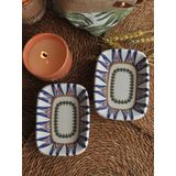 M Art Home Sipahi 2 Li Mini Sunum Tabagi 10X14 Cm
