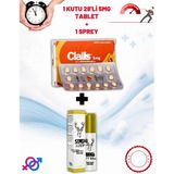 M.E.M CIALIS5MG 28 Tablet + Stag_sprey Tablet Hap 2'li Paket Orijinal PERFORMANS_SERTLEŞTIRICI_GECIKTIRICI_PROSTAT_ERKEK_KADIN_ÖZEL_CIALIS_100MG_5MG - 1 Paket