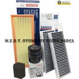 M.e.r.t. otomotiv yedek parça Peugeot 308 1.2 Puretech Filtre Bakım Seti 130Hp
