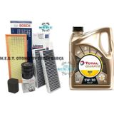 M.e.r.t. otomotiv yedek parça Peugeot 308 1.2 Puretech Filtre Seti ve İneo Htc Motor Yağı 130 HP