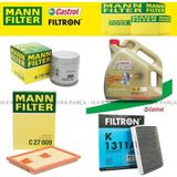 M.e.r.t. otomotiv yedek parça Skoda Kodiaq 1.4 Tsı Mann Filtre Bakım Seti Castrol Edge 5W30