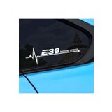 M E39 Yan Cam Sticker Oto Kapı 20 Cm X 7 Cm Holo-Chroma
