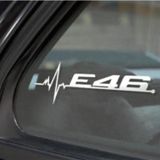 M E46 Kelebek Cam Sticker Etiket Yapıştırma 2 Ad