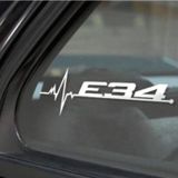 M E53 E61 E63 E64 Kelebek Cam Sticker Etiket Yapıştırma 2 Ad
