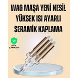 M Merc Giyim Ayarlanabilir Isılı Bukle Saç Maşası - Çok Renkli