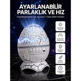 M Merc Giyim Dinozor Yumurtası Tasarımlı Projektörlü Gece Lambası - Çok Renkli