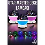 M Merc Giyim Mavi ve Mor Işıklı Projeksiyon Lambası - Çok Renkli