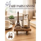 M Merc Giyim Paris Eyfel Kulesi Hediyelik Eyfel Retro Kum Saati Dekoratif Eşya Yeni Nesil - Çok Renkli