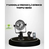 M Merc Giyim Ritme Duyarlı LED Disko Topu – Renkli Işık Gösterili Parti Lambası - Çok Renkli