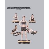 M Merc Giyim Titreşimli Egzersiz Platformu Evde Fitness ve Kas Güçlendirme