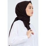 m moon scarf Premium Bambu Kraş Şal “ Acı Kahve “