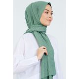 m moon scarf Premium Bambu Kraş Şal “ Açık Küf Yeşili “