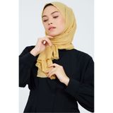 m moon scarf Premium Bambu Kraş Şal “ Gold “