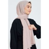 m moon scarf Premium Bambu Kraş Şal “ Pudramsı Taş “