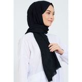 m moon scarf Premium Bambu Kraş Şal “ Siyah “