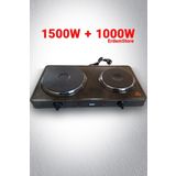 M MUPA İkili Elektrikli Set Üstü Pleyt Ocak 1500W Mupa