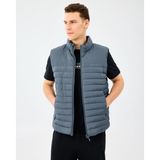 M Outerwear Polar Lining Paded Vest Gri