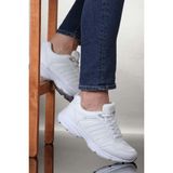 M.p 2056 Anatomik Tabanlı Unisex Mevsimlik Yürüyüş & Koşu Ayakkabısı - NKT02056-BEYAZ-46