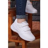 M.P 232-1307 Beyaz Comfort Taban Cırtlı Cilt Kadın Günlük Ayakkabı