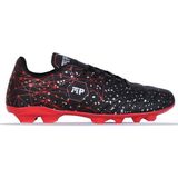 M.P. 242-2113MR Mikrofiber Malzemeden Üretilmiş Erkek Krampon Çim Futbol Ayakkabı Yetişkinler İçin - Siyah