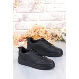 M.P. 252-6049 Siyah Rahat Ortopedik Taban Günlük Erkek Sneaker Spor Ayakkabı