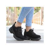 M.P. Mp 251-305Zn Siyah Kalın Taban Kadın Sneaker Spor Ayakkabı 38 24AYC00017