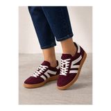 M.P. Premium Bordo Günlük Sneaker Hakiki Deri Kadın Spor Ayakkabı