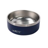 M-Pets 1.25 lt Blue Eskimo Çift Cidarlı Mama Kabı