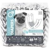 M-Pets 12 Adet Erkek Köpekler için Külot Çiş Pedi