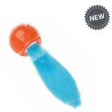 M-Pets 25 cm Turuncu Mavi Foxball Termoplastik Peluş Sesli Köpek Oyuncağı