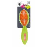 M-Pets 33 cm Turuncu Yeşil Shelly Termoplastik Peluş Sesli Köpek Oyuncağı
