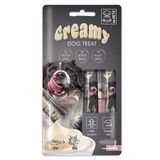 M-Pets 4x15 gr Creamy Morina Balığı Sığır Etli Ek Besin ve Köpek Ödülü