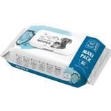 M-Pets 80'li Anti-Bakteriel Islak Mendil Kedi ve Köpekler İçin Yumuşak Temizlik ve Nemlendirme - Beyaz - 80'li Paket