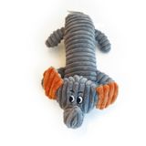 M-Pets Bobby Peluş Fil 32x17x9 cm Gri Köpek Oyuncağı