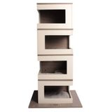M-Pets Cat Elite Brigitte Tırmalama Tahtalı 60x60x116 cm Kedi Evi