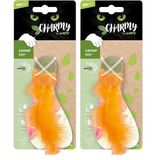 M-PETS CHARMY FIREFLY CATNİPLİ KEDİ OYUNCAĞI ORANGE 2li paket