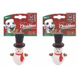 M-Pets Christmas Snowman Köpek Oyuncağı 15Cm (2 paketi)