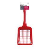 M-Pets Chrome Regular Scoop Kedi Kumu Küreği 26,5x10x4,5cm (Kırmızı)