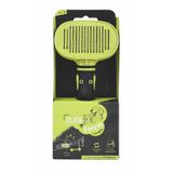 M-Pets Click And Groom 19.2x9x5.5 cm Kedi ve Köpekler İçin Basmalı Masaj Uçlu Fırça