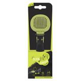 M-Pets Click and Groom Kedi ve Köpekler İçin Basmalı Masaj Uçlu Fırça 8x6,5x5cm