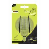 M-Pets Click and Groom Kedi ve Köpekler İçin Basmalı Masaj Uçlu Fırça Yedek Başlık 8x6,5x5cm